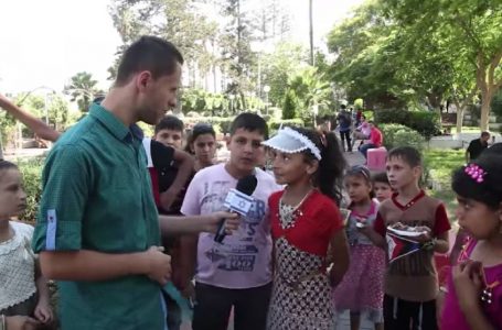 هل يقبل أطفال فلسطين الحديث مع تلفزيون إسرائيلي؟