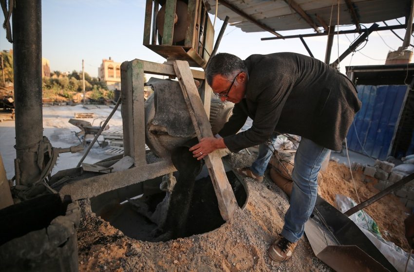  مهندس فلسطيني يصمم أحجار بناء صديقة للبيئة وعازلة للصوت والحرارة